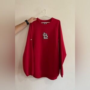 Red Cardinals Pullover